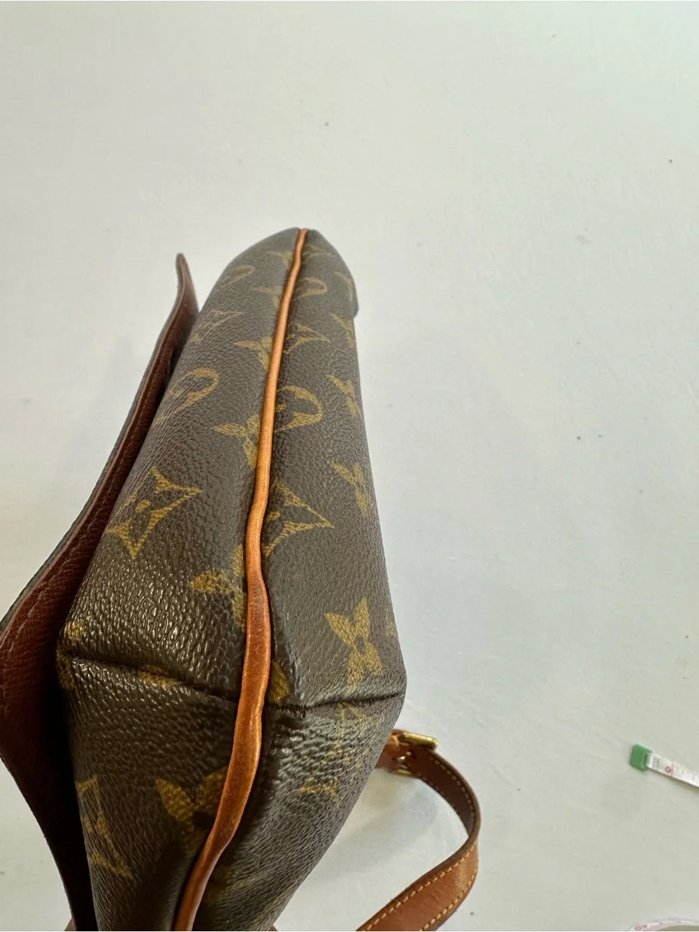 Louis Vuitton Musette Tango Monogram Canvas with Brown Leather